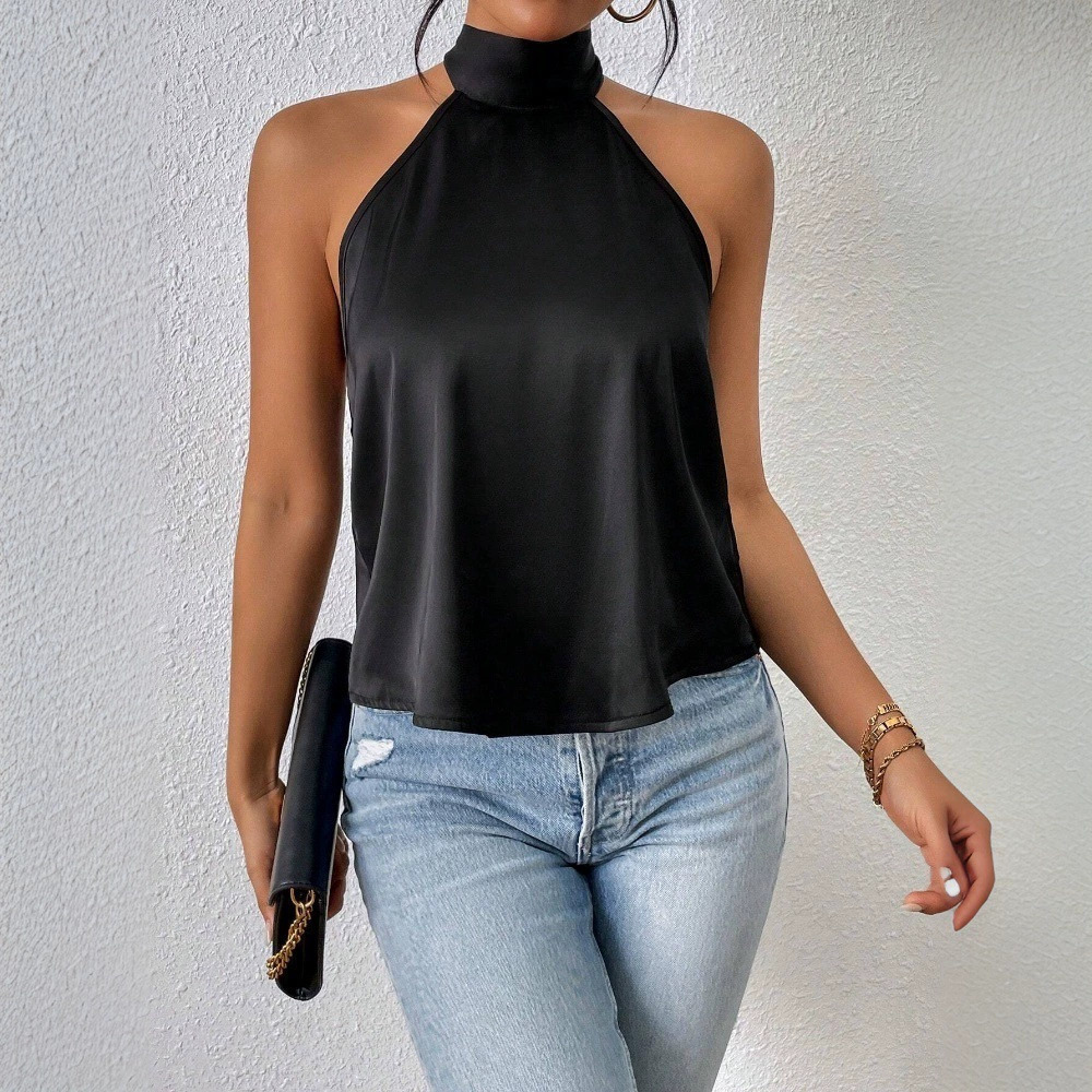 ZARA Sexy Halter Neck Backless Top Spring Summer - Picture 6 of 6